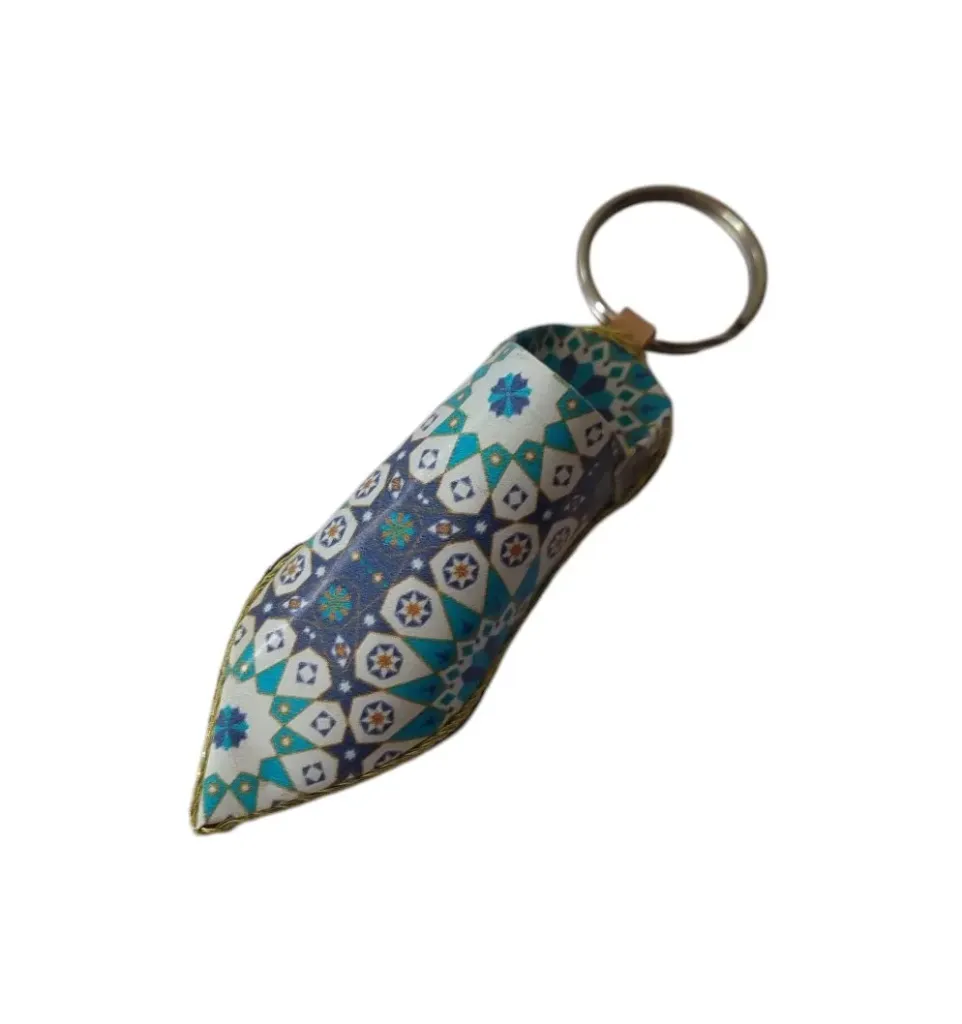 Babouche porte-clés zellige