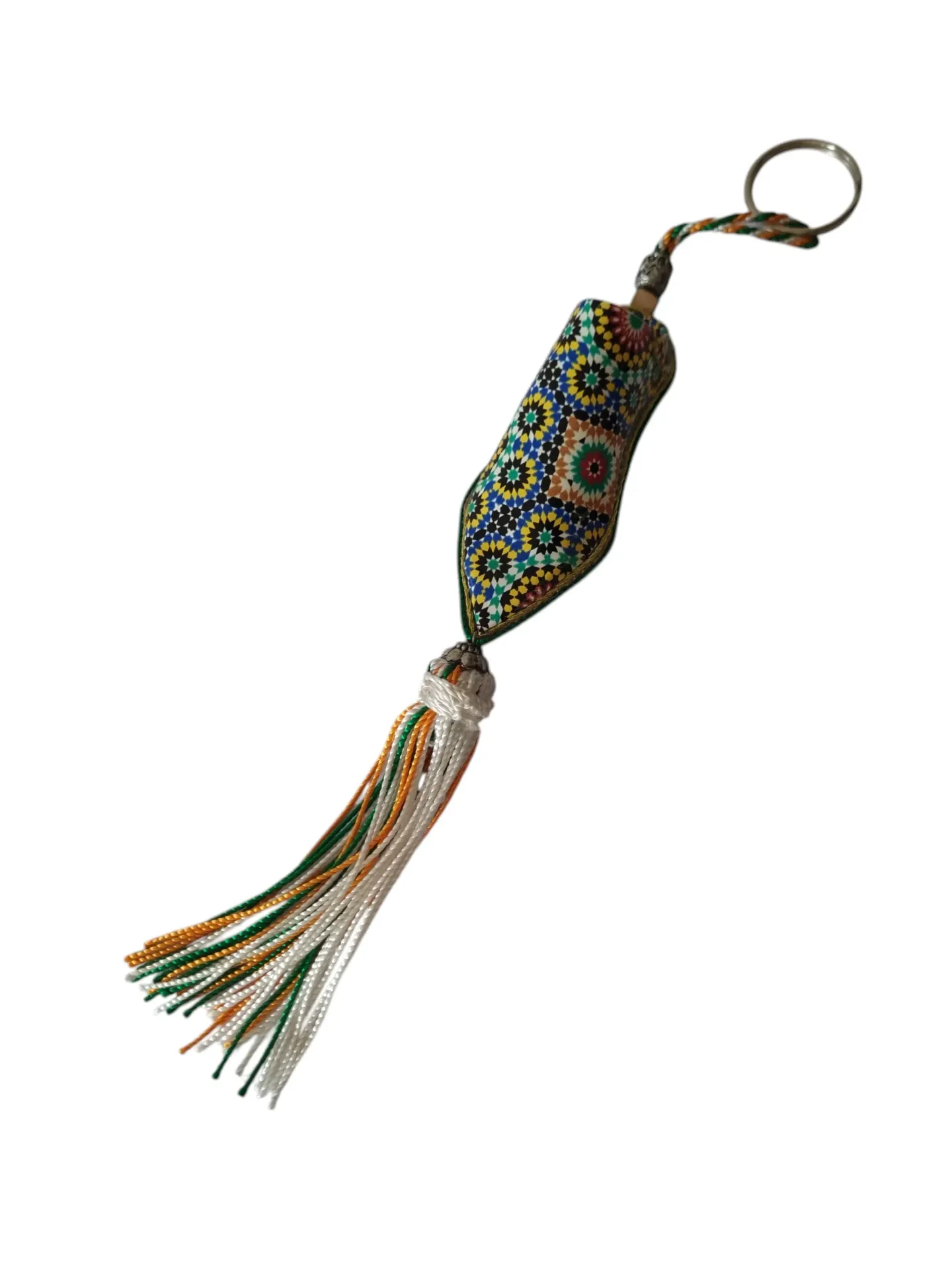 Babouche porte-clés zellige froufrou