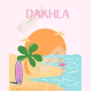 Affiche Dakhla rose