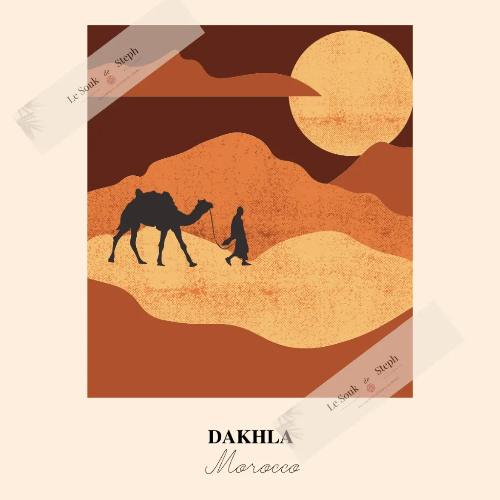 Affiche Dakhla Désert