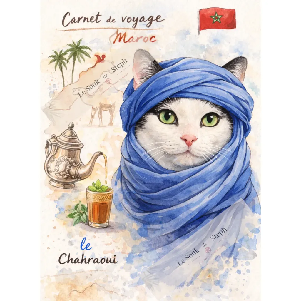Affiche carnet de voyage Chahraoui